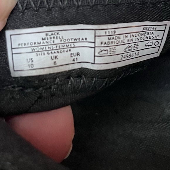 Merrell Form 2 Sz 10M US / 41 Black Synthetic Strappy Hiking Trail Sandals Women - Picture 7 of 7